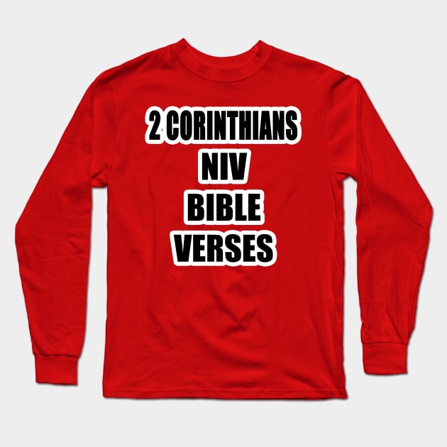 1 Corinthians KJV Bible Verses Long Sleeve T-Shirt by Holy Bible Verses